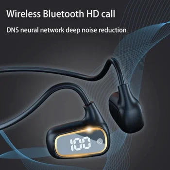 G01 Pro עצם הולכה Bluetooth 5.3 טביעת אצבע Touch LED דיגיטלי תצוגת הפחתת רעש אוזניות ספורט Waterproof אוזניות התמונה