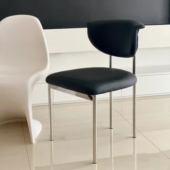 יוקרה המשחקים פלדה כסאות מסעדה מרפסת מחשב מתקדמים מבטא כיסא שרפרף כורסא חיצונית ריהוט WXH30XP התמונה