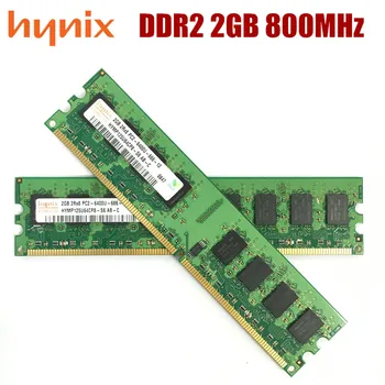ערכת השבבים Hynix DDR2 4GB 2GB זיכרון 1GB PC2 5300U 6400U 1G DDR2 2G 4G 667 800 MHZ שולחן העבודה RAM זיכרון העבודה התמונה