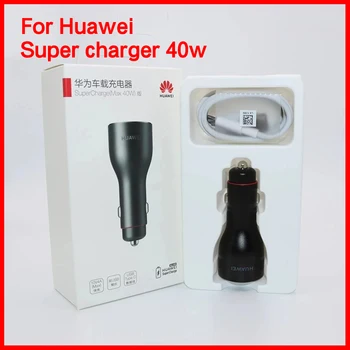 CP37 מטען לרכב עבור Huawei Super Charge 40W Super Charge מטען לרכב 2 עבור Matep 30 20 p20 p30 30 Pro כבוד 6 6SE עבור samsung התמונה