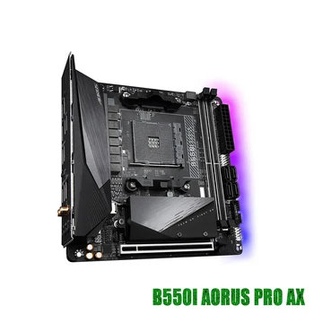 B550 AM4 DDR4 64GB PCI-E 4.0 Mini-ITX העבודה על לוח האם Gigabyte B550I AORUS פרו גרזן. התמונה
