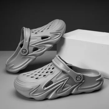 2023 אנשים חדשים סנדלים קלים מזדמנים נעלי EVA רך הבלעדי חור נעלי כפכפים חיצונית חוף Falt נעלי בית נעליים גן התמונה