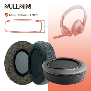 NullMini החלפת Earpads Creative HS-720 V2 אוזניות האוזן כרית אטמי אוזניים אוזניות התמונה