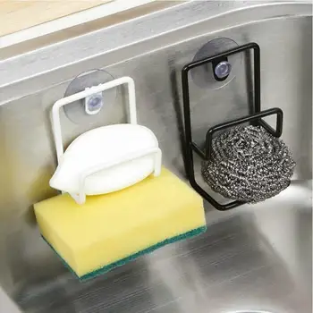 כיור מדף פראייר קולב בעל מטבח אמבטיה ספוג Dishcloth אחסון מדף התמונה