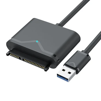 SATA to USB 3.0 מתאם SATA כבל ממיר תמורת 2.5 3.5 אינץ ' כונן דיסק קשיח SSD קשיח, כבל UASP נייד SATA כבל מתאם התמונה