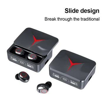 TWS M90 אוזניות אוזניות אלחוטיות Touch Bluetooth 5.3 המשחקים אוזניות HIFI צליל סטריאו עם מיקרופון הפחתת רעש התמונה
