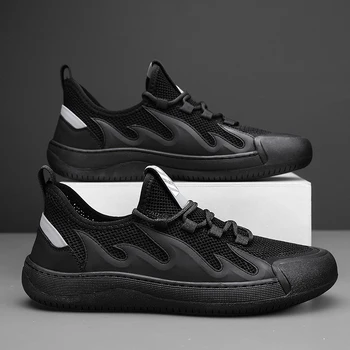 Damyuan 2023 נעלי קיץ קל נעליים מזדמנים גברים נעלי ספורט נעלי ריצה לנשימה גברים רשת נעלי Zapatillas Hombre התמונה