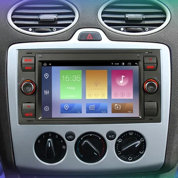אנדרואיד Autoradio סטריאו GPS Carplay רדיו במכונית עבור פורד פוקוס 2 מונדיאו S/C-מקס Kuga פיאסטה פיוז ' ן מולטימדיה וידאו כפתור spin התמונה