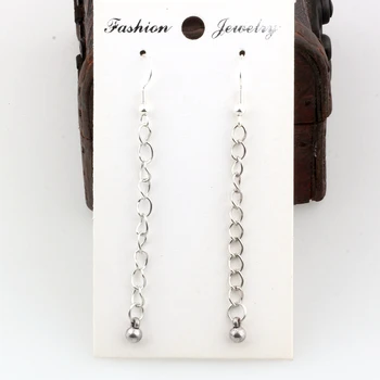 5Pair מגמה ארוך חוט ציצית חוט שרשרת תליונים זרוק עגילים של נשים תלוי Earings תכשיטים התמונה
