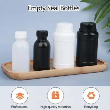 כימי חבית פלסטיק PET ברור קנקנים ריק חותם בקבוקי נוזל המכיל אורז בקבוק התמונה