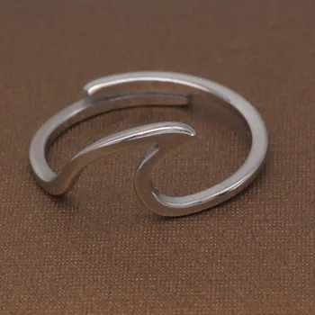 הרכש החדש כפופות בזווית טבעת ייחודית לשני המינים נירוסטה מתכוונן תכשיטים הטוב ביותר מתנת יום הולדת לגברים ונשים YP4131 התמונה