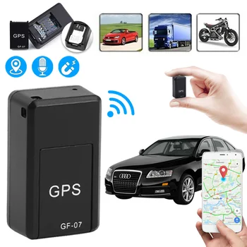 GF07 המכונית GPS Tracker הקלטת קול מיני מיניאטורי נבון מאתר מגנטי הרכב בזמן אמת מעקב התקן נגד גניבה התמונה