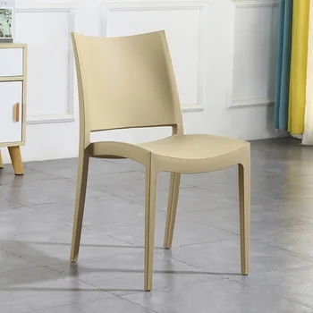 פלסטיק עיצוב מודרני האוכל כיסא זול ארגונומי פנאי שולחן איפור מחכה כיסא מטבח בר Cadeiras דה בג רהיטים התמונה